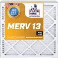 thumbnail image 1 of Filter King 18x20x1 Air Filter | 4-PACK | MERV 13 HVAC Pleated A/C Furnace Filters | MADE IN USA | Actual Size: 17.5 x 19.5 x .75", 1 of 1