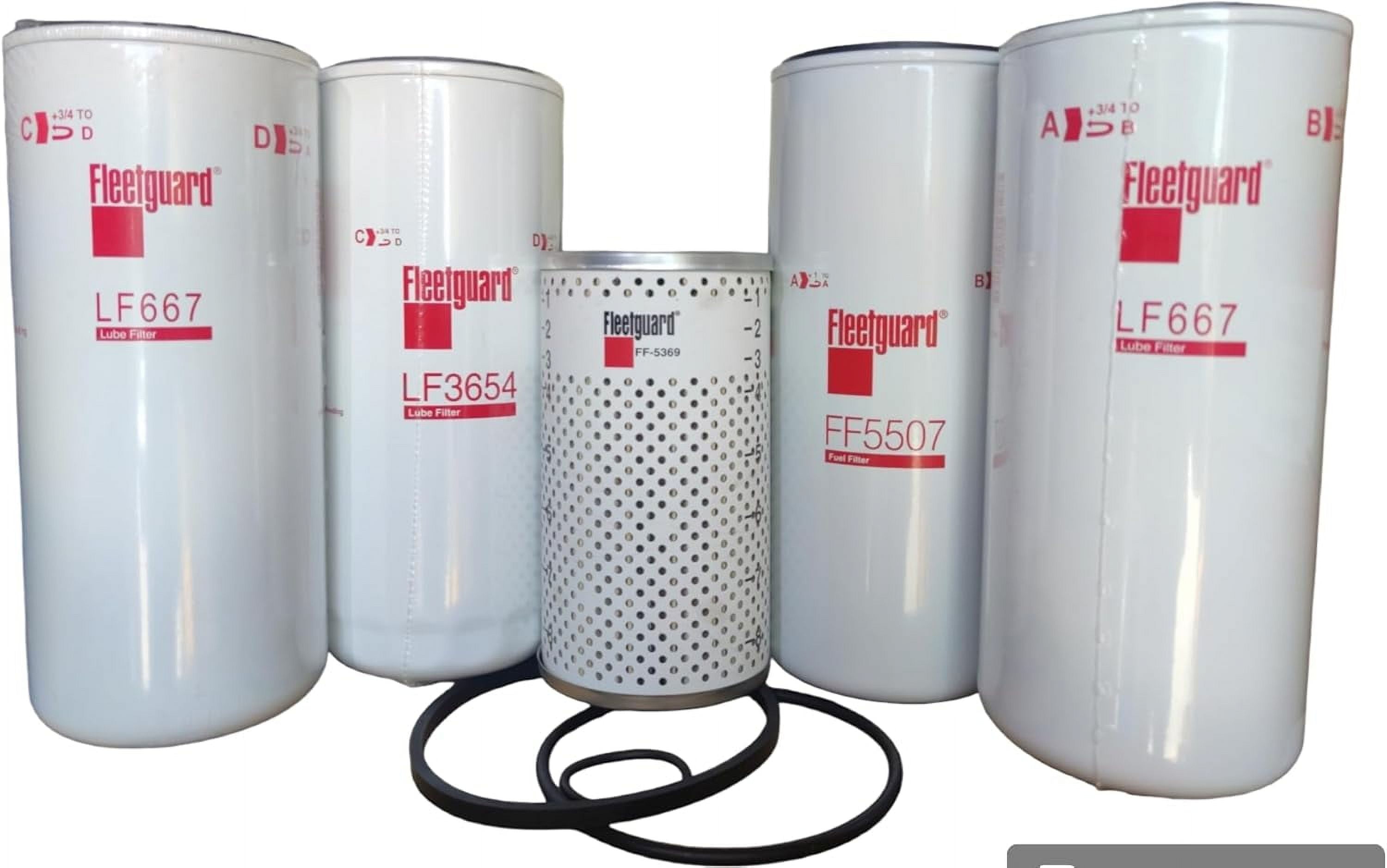 Filter Kit for Volvo D13 Oil Change Replace 20972293, 21707133, 21707132