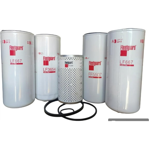 Filter Kit for Volvo D13 Oil Change Replace 20972293, 21707133, 21707132