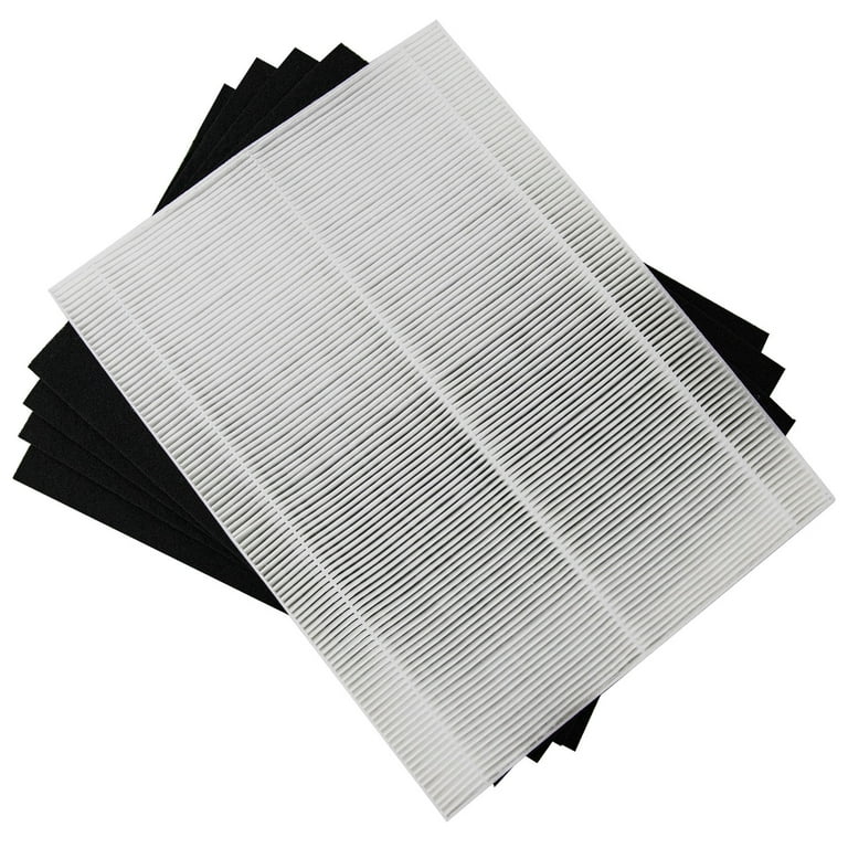 Filter Monster 115115 True HEPA Replacement Filter A Combo Compatible with Winix Plasmawave Series Air Purifier Models 6300 P300 5300 5500 5300 2