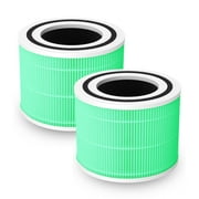 فلتر بديل 3 في 1 من Filter-Monster متوافق مع ممتص السموم Levoit Core 300-RF-TX، عبوة من قطعتين
