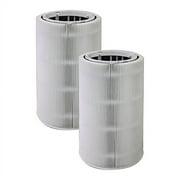 مرشح استبدال وحش المرشح متوافق مع Blueair 411 Particle and Carbon Filter for Blue Pure 411، 411 +، 411 Auto، and 411 Mini، 2 pack