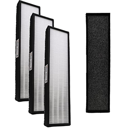 FilterMonster Replacement HEPA Filter with Carbon PreFilter Set, 4
