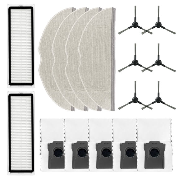 Filter Mop Cloth Dust Bag Side Brush Kit For DREAME FOR MOVA S20 Ultra Robot Vacuum Cleaner Home Appliance Parts