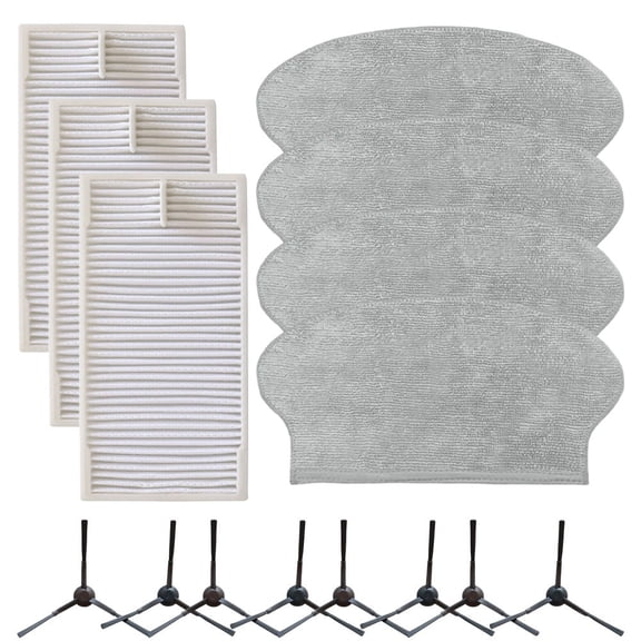 Filter Mop Cloth Side Brushes For Eureka Ner600 Vacuum Cleaner Replacement Parts
