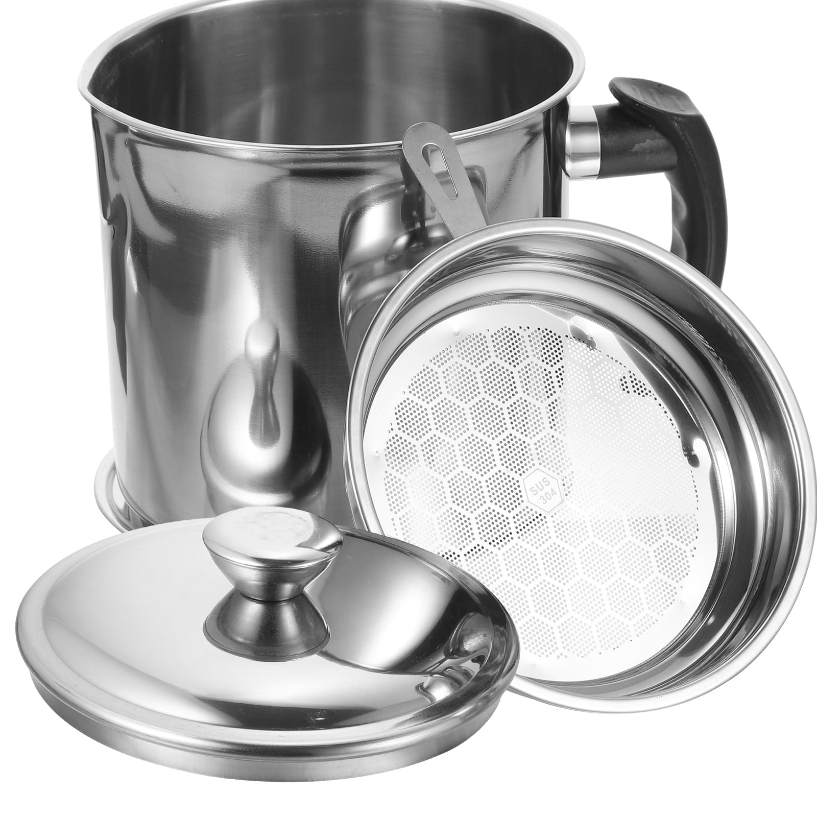 Filter Oil Pot Strainer Grease Container Grease Fat Separator Oil