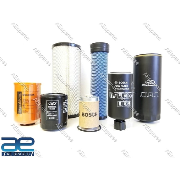 Filter Pack of 7 For Mahindra Tractor 7060 4WD 8560 2WD 8560 4WD