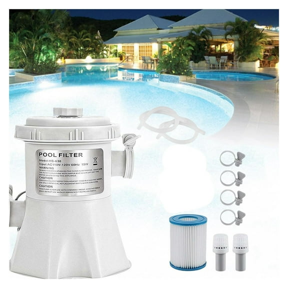 Filter Pump for Above Ground Pool,Electric Water Pump Pool Pumps,Improved Circulation and Filtration
