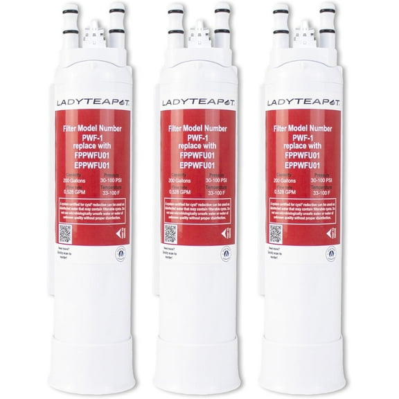 Filter Replacement FPPWFU01 Water, Compatible with EPPWFU01 PureAdvantage PWF-1 PurePour PWF-1 FPPWFU01 (3-Pack)