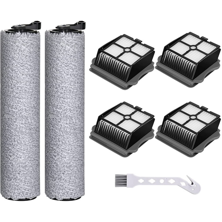 Filter Replacement Parts Clean iFloor Filters Wet 2 1 3/iFloor + Cleaner for Brush 4 Tineco Dry HEPA Brush Accessories, S3 + One Rollers Cordless Vacuum