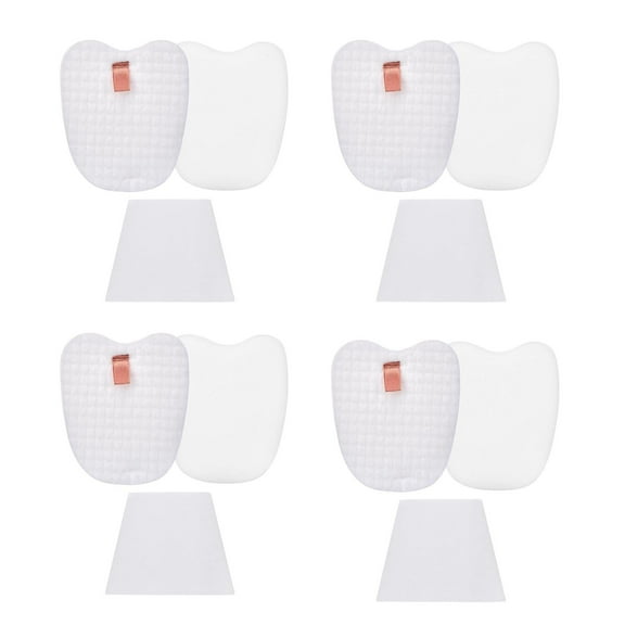 Filter Replacement for Shark Rocket DeluxePro Zero-M Ultra-Light HV343amz HV345 ZS350 ZS351 ZS351C ZS352 UV480 HV322 HV320 Corded Stick,Part # XPMFK320 & 1084FTV320, 4 Pack,White Foam