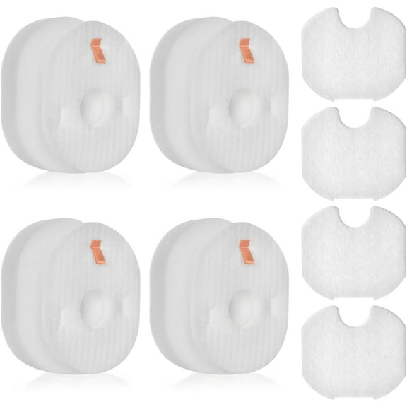 Filter Replacement for Shark Rocket HV301 HV30126 HV300 HV302 HV292 HV305 HV307 HV310 UV450 CS100 QS302 Ultra Light Corded Stick Vacuum Cleaner, 4 Foam & Felt & Post Filters, Part #XFFV300