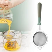 Filter Screen Clearance! Mesh Stainless Colander Mesh Strainer with Reinforced Frame Sturdy Handle Strainers Mesh Sieve for Sift Strain Drain Rinse Vegetables Pastas Tea 1* Colander