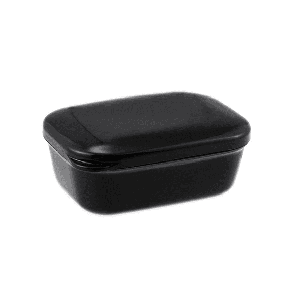 Filter Seal Travel Printable Pattern Soap Dish Soap Dish Organizer with Lid - Black