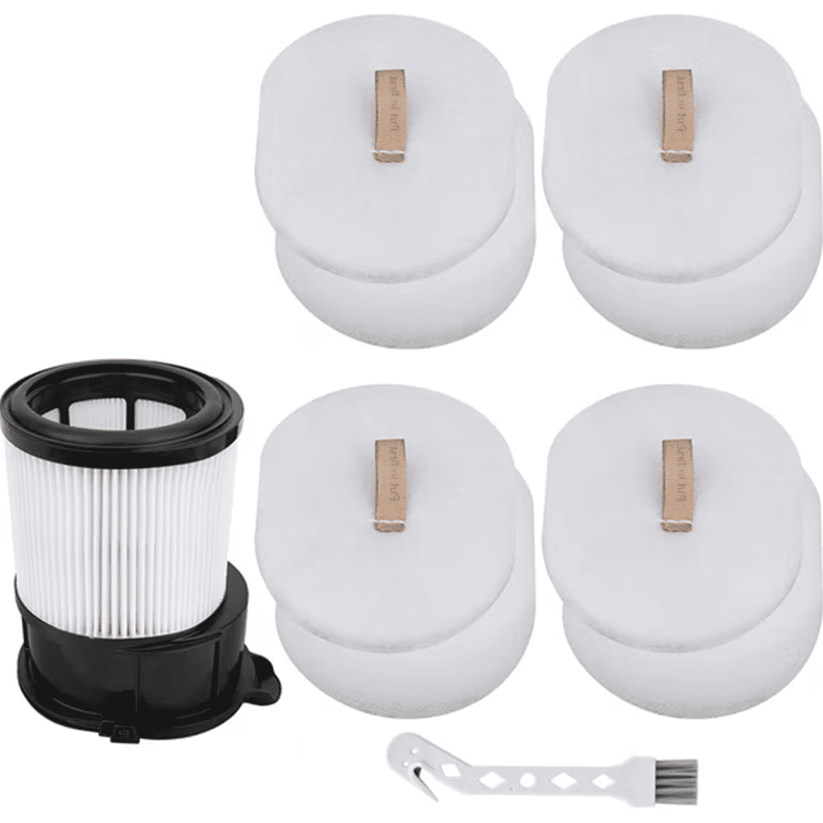 Kit De Filtres HEPA Pour Aspirateur Shark PowerDetect Sans Fil - Compatible IP1251, IP3251, Etc. - 15 Pièces (pré-moteur, Post-moteur, Brosse)