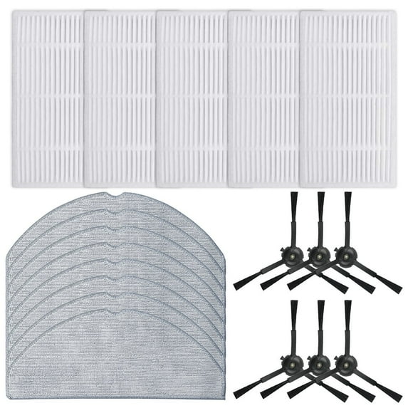 Filter Side Brush Mop Cloth Kit For #Tapo-Rv30 Max Plus/ #Rv20 Max Plus Robot Vacuum Cleaner Accessories Home Appliance Parts