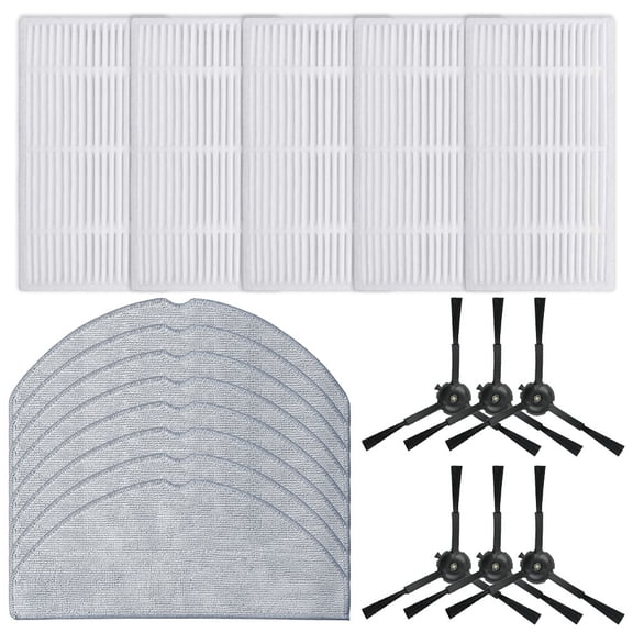 Filter Side Brush Mop Cloth Kit For #Tapo-Rv30 Max Plus/ #Rv20 Max Plus Robot Vacuum Cleaner Accessories Home Appliance Parts