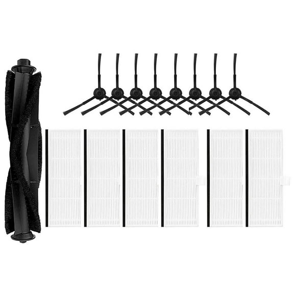 Filter Side Brush Roller brush for iHome Self Empty Robot Vacuum iHRV6 iHRV14