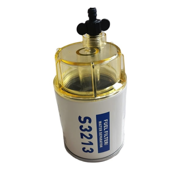 Filter and Cup-S3213 35809097 SFC-19120-10B Outboard Fuel Filter Water Separator Assembly for Mercury Engine Marine Boat 10 Micron Filter Kit