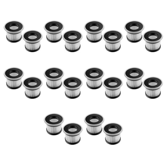 Filter for CM300S CM400 CM500 CM800 Vacuum Cleaner Parts, Replacement Filter , 20Pcs,20 x hepa filter,Black&white