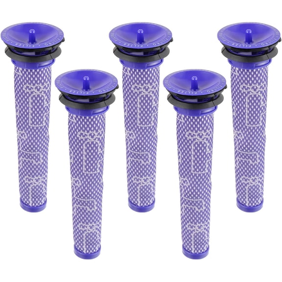 Filter for Dy*son, Replaces Filters for Dy*son V6 V7 V8 DC58 DC59 DC61 Vacuum Cleaner, Pre-Filters 965661-01 5 Packs