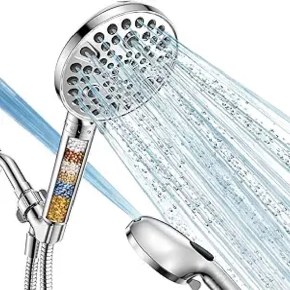 Filter showerhead - 10 modes, high-pressure water-saving, DOE certified, 71-inch hose