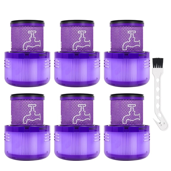 Filter with brush For Dy*son V11 Animal  V11 Torque Drive V15 Detect Vacuum Cleaner Cleaning Cyclone Rear Filter Spare Part
