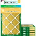thumbnail image 1 of Filterbuy 12.75x21x1 MERV 11 Allergen Defense, Pleated HVAC AC Furnace Air Filters (6-Pack), 1 of 1