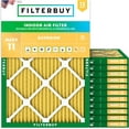 thumbnail image 1 of Filterbuy 12x15x1 Air Filter MERV 11 Allergy Defense, Pleated HVAC AC Furnace Filter Replacement, 12-Pack, 1 of 9