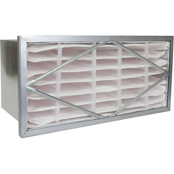 Filterbuy 12x24x12 MERV 13 Header, Rigid Cell Filters HVAC Replacement (1-Pack)