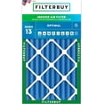 thumbnail image 1 of Filterbuy 14x22x4 Air Filter MERV 13 Smoke Defense, Pleated HVAC AC Furnace Filter Replacement, 1-Pack, 1 of 9