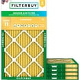 thumbnail image 1 of Filterbuy 14x24x1 Air Filter MERV 11 Allergy Defense, Pleated HVAC AC Furnace Filter Replacement, 5-Pack, 1 of 10
