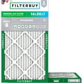thumbnail image 1 of Filterbuy 14x30x1 MERV 8 Dust Defense, Pleated HVAC AC Furnace Air Filters (2-Pack), 1 of 2