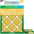 thumbnail image 1 of Filterbuy 16.38x21.5x1 Air Filter MERV 11 Allergy Defense, Pleated HVAC AC Furnace Filter Replacement, 2-Pack, 1 of 9