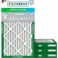 thumbnail image 1 of Filterbuy 16x32x2 MERV 8 Dust Defense, Pleated HVAC AC Furnace Air Filters (4-Pack), 1 of 9