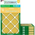 thumbnail image 1 of Filterbuy 18x30x1 MERV 11 Allergen Defense, Pleated HVAC AC Furnace Air Filters (6-Pack), 1 of 10