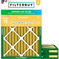 thumbnail image 1 of Filterbuy 19.5x22x2 Air Filter MERV 11 Allergy Defense, Pleated HVAC AC Furnace Filter Replacement, 3-Pack, 1 of 7