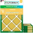 thumbnail image 1 of Filterbuy 19x21x1 MERV 11 Allergen Defense, Pleated HVAC AC Furnace Air Filters (5-Pack), 1 of 9