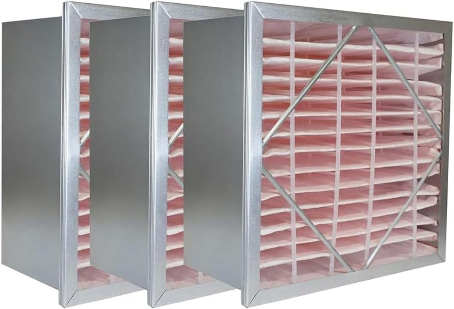 Filterbuy 20x20x12 MERV 11 Header, Rigid Cell Filters HVAC Replacement ...