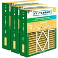 thumbnail image 1 of Filterbuy 20x20x5 MERV 11 Allergen Defense, Pleated HVAC AC Furnace Air Filters for Amana, Coleman, Goodman, Maytag, York, and More (3-Pack), 1 of 2