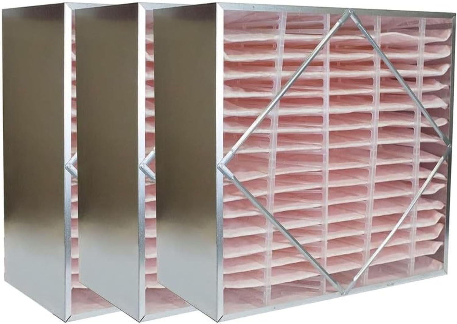 Filterbuy 20x20x6 MERV 11 (MPR 1200) No Header, Rigid Cell Box Filters ...