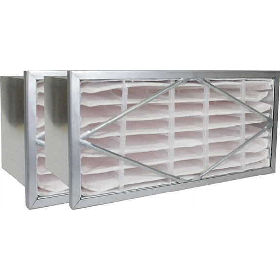Filterbuy 20x24x12 MERV 13 Header, Rigid Cell Filters HVAC Replacement (2-Pack)