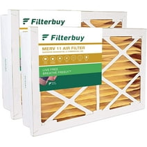 Filterbuy 20x25x5 MERV 11 Pleated HVAC AC Furnace Air Filters for Honeywell Return Grille (2-Pack)