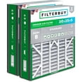 thumbnail image 1 of Filterbuy 20x25x5 MERV 8 Dust Defense, Pleated HVAC AC Furnace Air Filters for Trion Air Bear, Generalaire, Skuttle, and More (2-Pack), 1 of 10