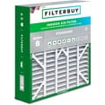 thumbnail image 1 of Filterbuy 20x25x6 MERV 8 Dust Defense, Pleated HVAC AC Furnace Air Filters for Aprilaire Space-Gard 201 / 2200 / 2250 & Lennox (1-Pack), 1 of 2