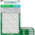 thumbnail image 1 of Filterbuy 20x30x1 Air Filter MERV 8 Dust Defense, Pleated HVAC AC Furnace Filter Replacement, 4-Pack, 1 of 7