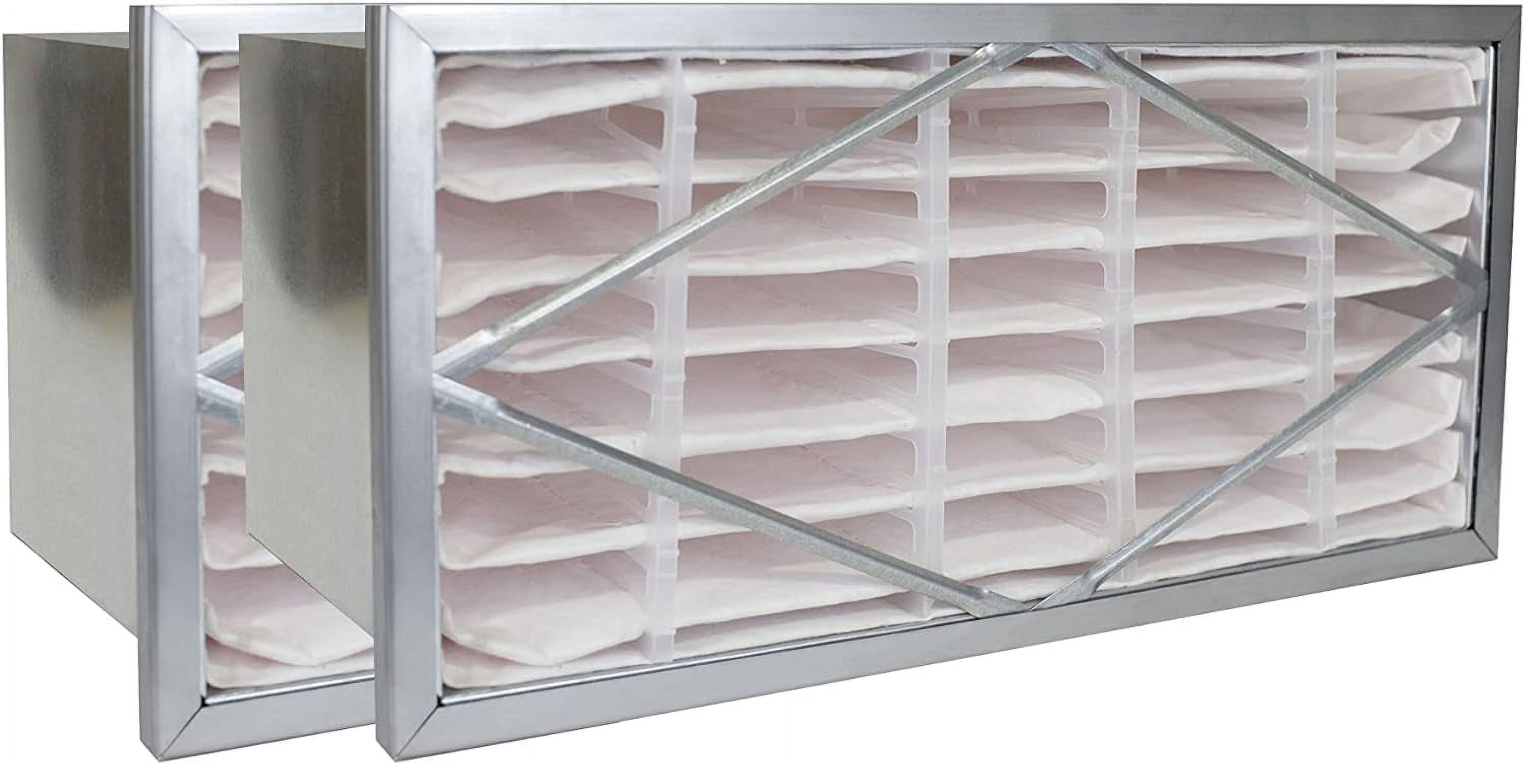 Filterbuy 24x24x12 MERV 13 Header, Rigid Cell Filters HVAC Replacement ...