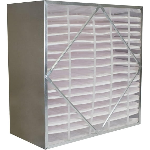 Filterbuy 24x24x6 MERV 13 No Header, Rigid Cell Box Filters HVAC Replacement (1-Pack)