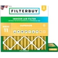 thumbnail image 1 of Filterbuy 28x28x2 Air Filter MERV 11 Allergy Defense, Pleated HVAC AC Furnace Filter Replacement, 2-Pack, 1 of 7