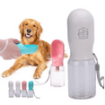 thumbnail image 1 of Filtered Dog Water Bottle Leak Proof Portable Travel Dog Water Dispenser with 4 Filters - Perfect Doggie Drinking Bowl on The Go for Outdoor Walking and Hiking - Pet Accessories (White, 12oz), 1 of 7